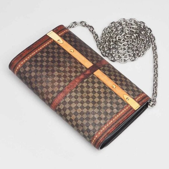 Louis Vuitton Limited Edition Damier Canvas Time Trunk Twist Chain Bag - Picture 11 of 11